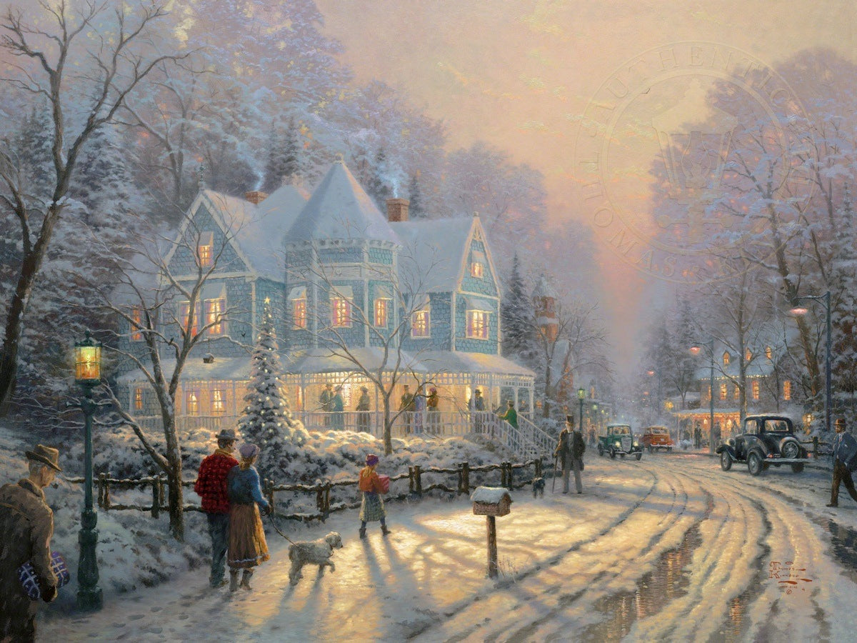 A Holiday Gathering – Thomas Kinkade Studios
