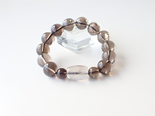 CA0256 ガウリシャンカール産 スモーキークォーツ 14mm