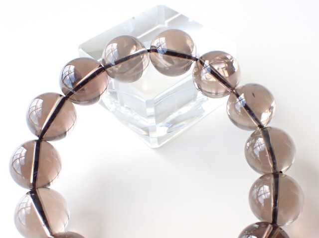 CA0256 ガウリシャンカール産 スモーキークォーツ 14mm