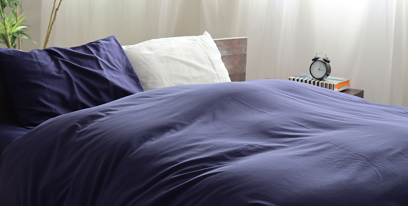 クイーン 寝具セット エジプト綿 紫 シーツ 枕カバー 掛け布団カバー