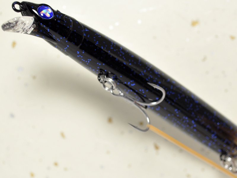 ブルーブルー ブローウィン165Fスリム：＃26 シースルーブラック