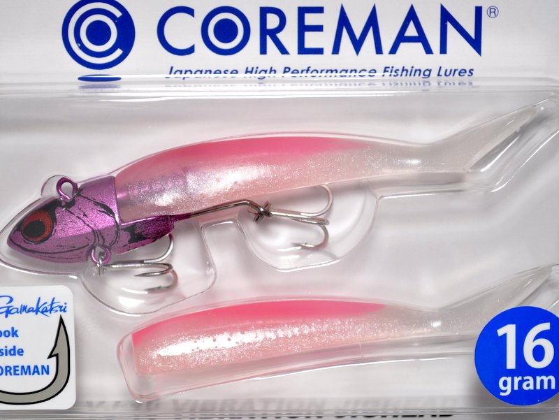コアマン VJ-16 バイブレーションジグヘッド：＃012 ピンクヘッド
