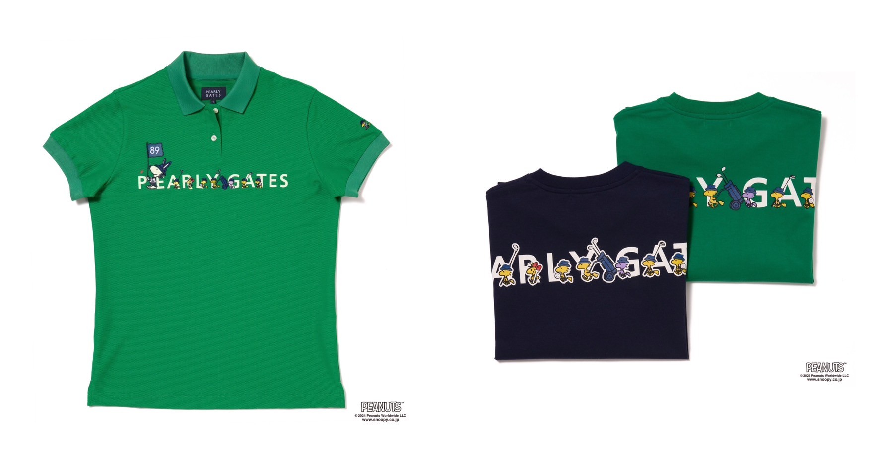 パーリーゲイツ×ピーナッツ】2024年を通して発表！スヌーピーが率いる