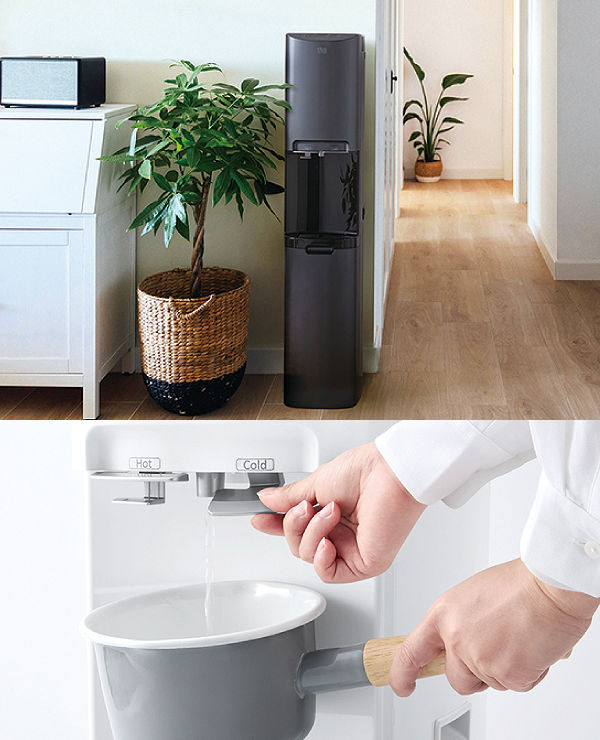 幅23.5cm、業界トップクラスのスリム設計！浄水型ウォーターサーバー