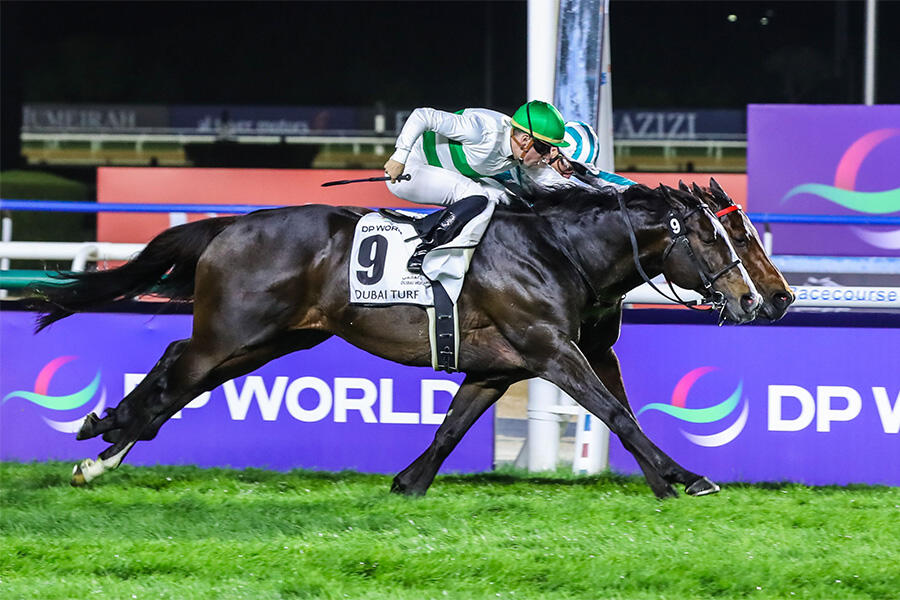 ドバイターフ】0.01馬身差！ソウルラッシュ魂の激走で大金星！単勝1.2