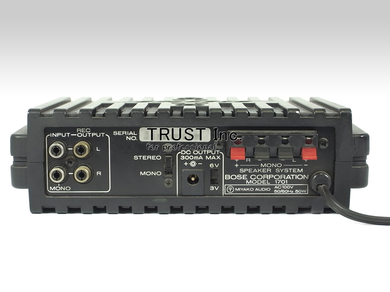 Bose Model 1701 ステレオパワーアンプ 【公式通販】