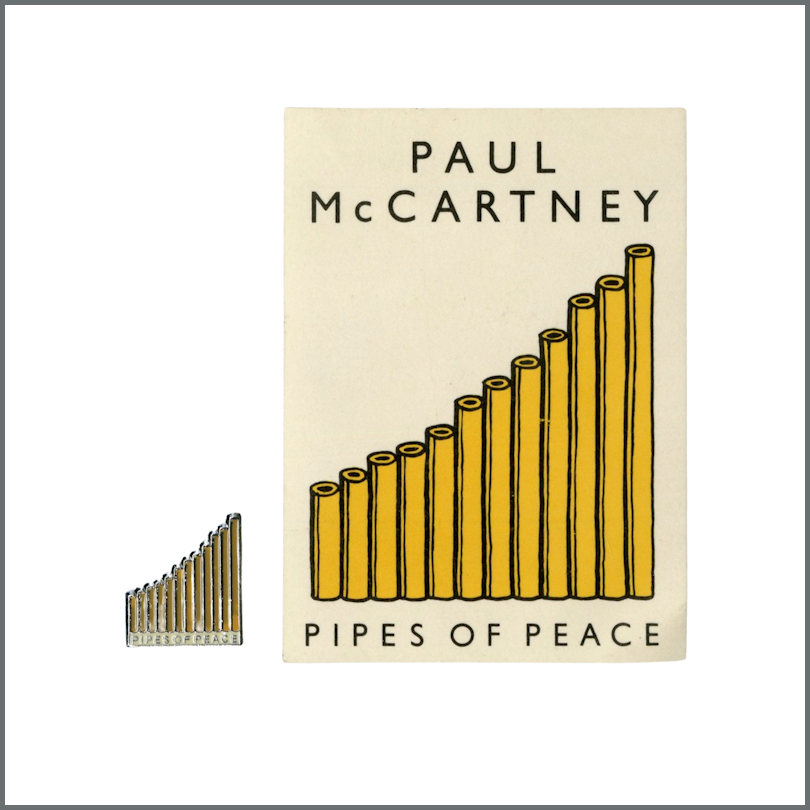 B43388 - Paul McCartney 1983 Pipes Of Peace Promotional Press Kit