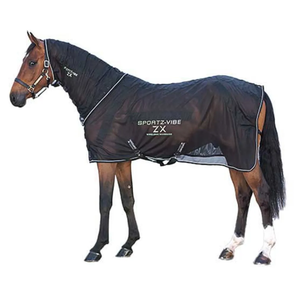 Horseware Sportz-Vibe ZX 馬着 黒 | 乗馬 毛布