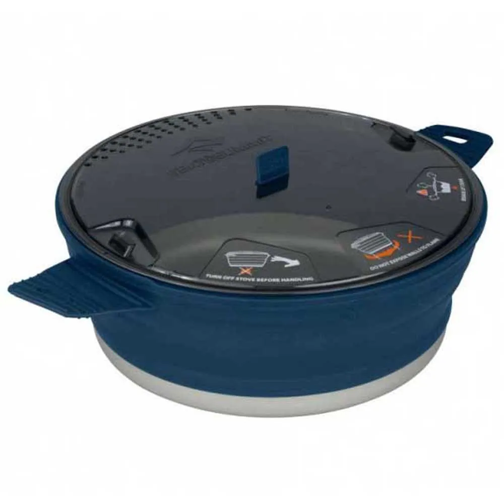 Sea to summit Xポット 4L 青 | Trekkinn 調理器具