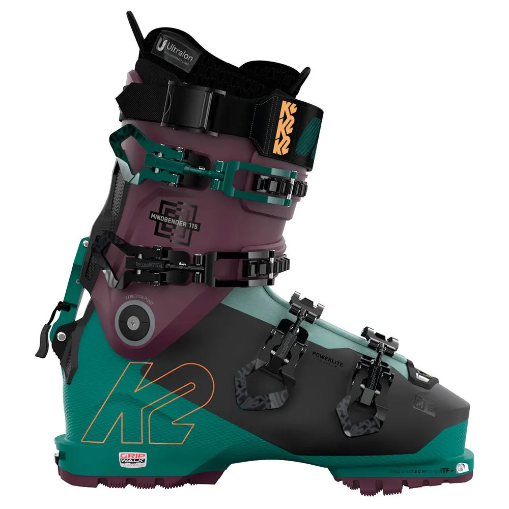 K2 Mindbender 115 LV Woman Touring Ski Boots Green | Snowinn