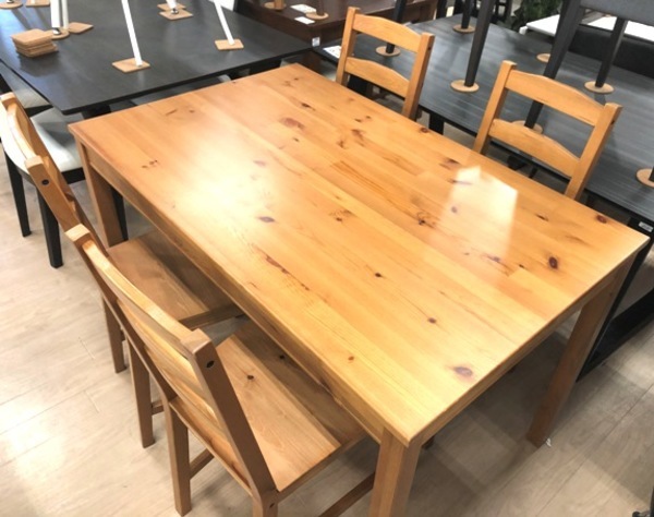 IKEA（イケア）パイン材ダイニング5点セット！｜2020年03月25日