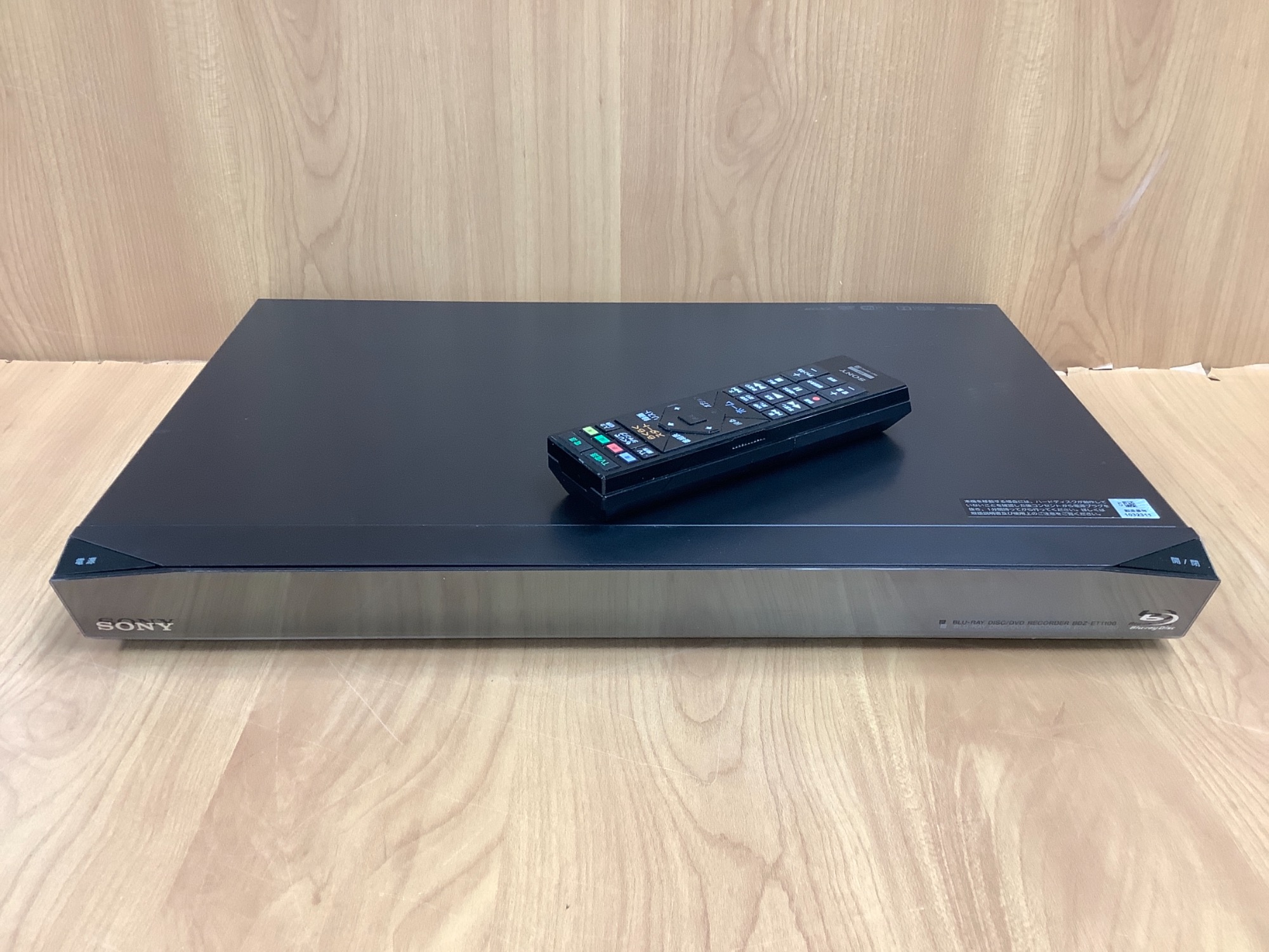 SONY ソニー 1TB 2チューナー 4K ブルーレイレコーダー BDZ-FBW1100 4K