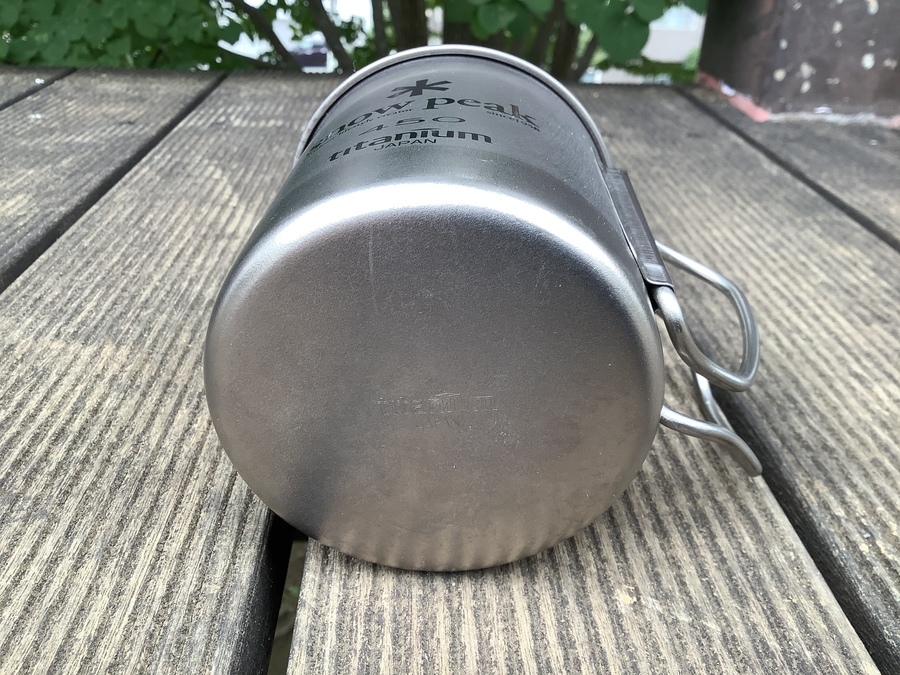 旧ロゴsnow peak （スノーピーク）チタンシングルマグ450が買取入荷