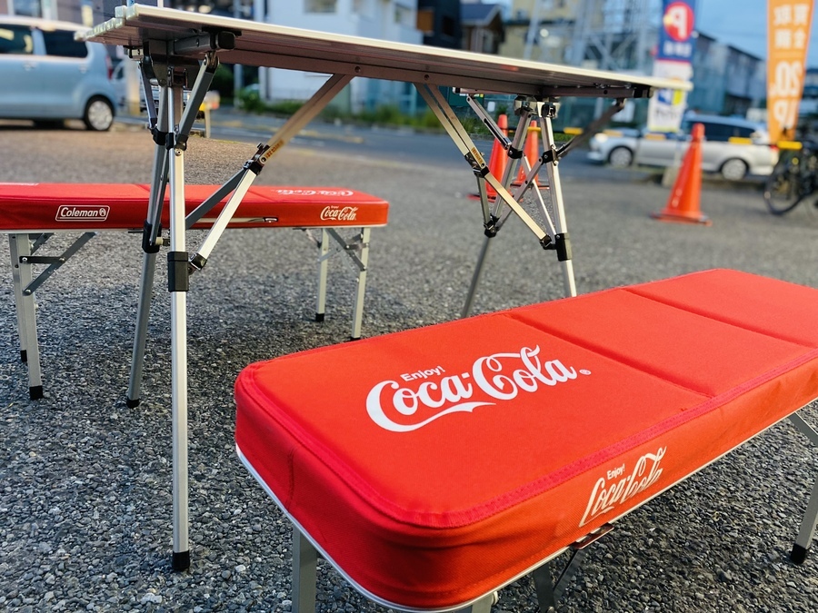 Coleman×Coca Cola】ピクニックベンチセットご紹介いたします！｜2022