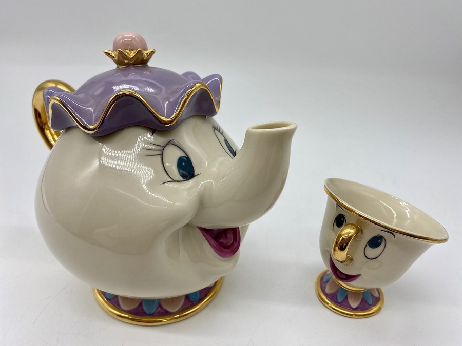 レノックス、ポット婦人とチップ、ディズニー、ロイヤルコペンハーゲン