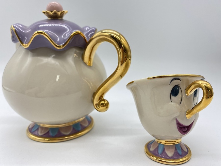 レノックス、ポット婦人とチップ、ディズニー、ロイヤルコペンハーゲン