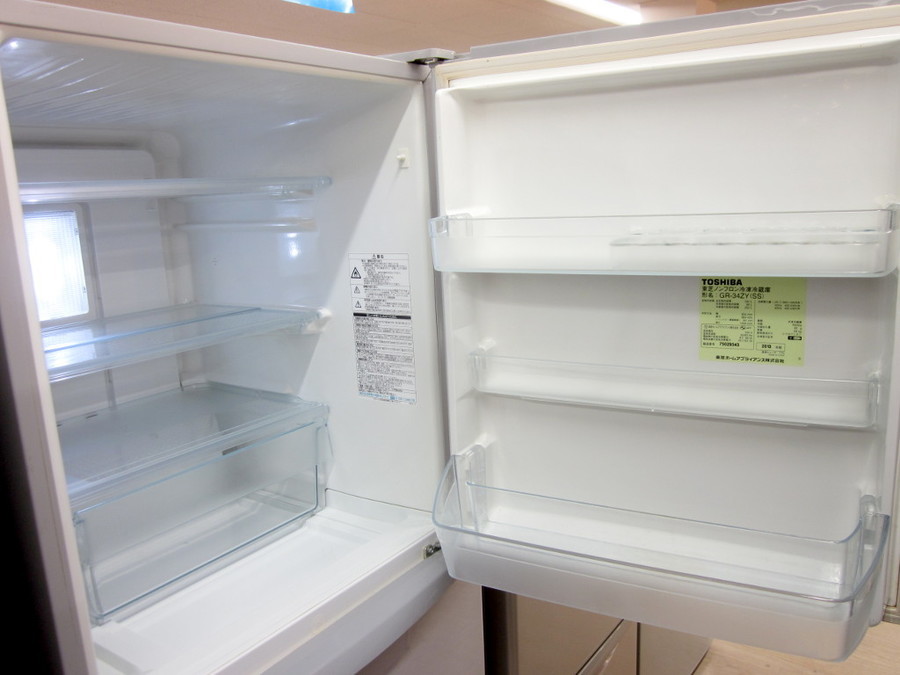 TOSHIBA(東芝)の340L 3ドア冷蔵庫 2013年製「GR-34ZY」｜2019年12月21