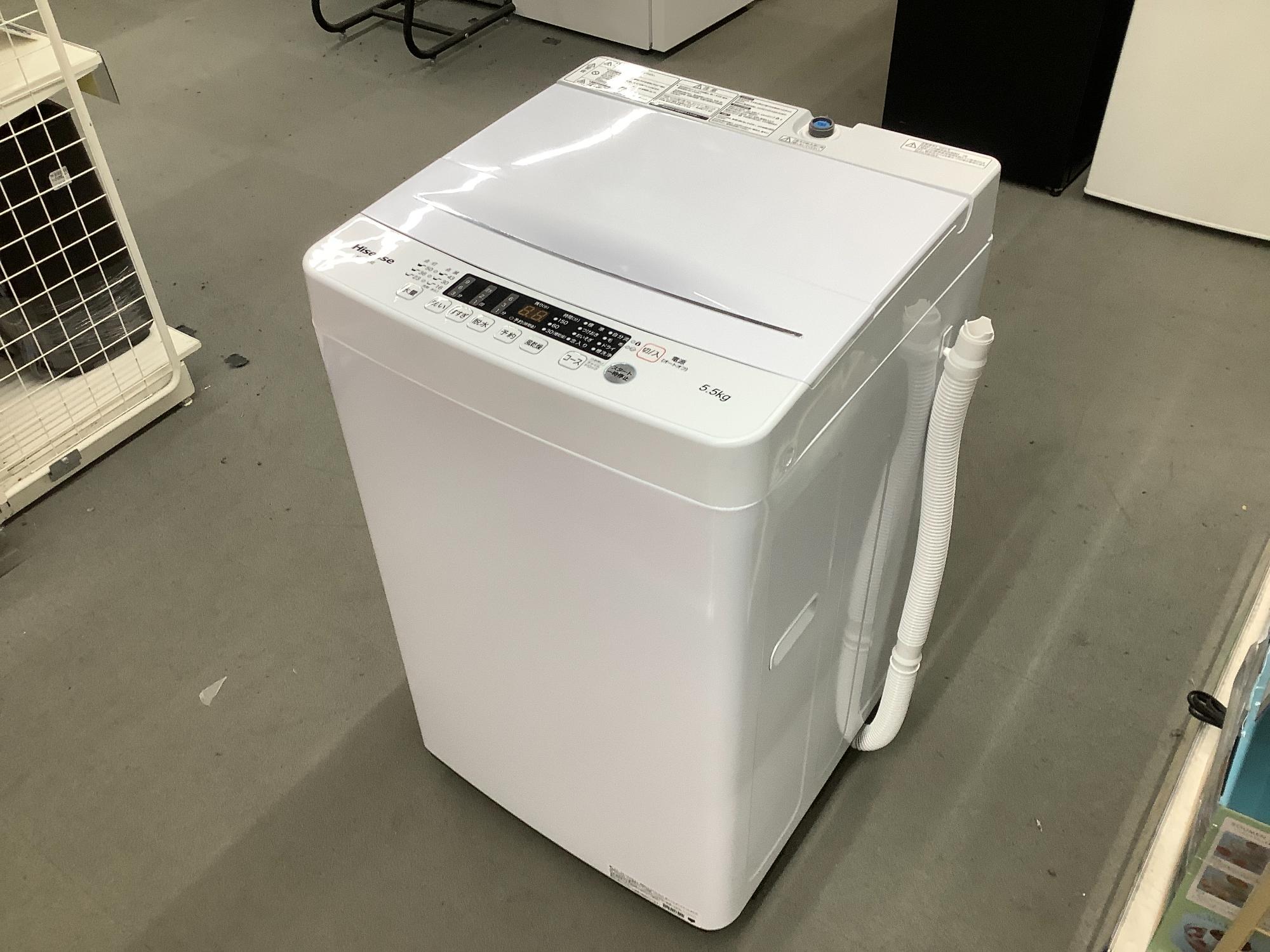 新生活のご準備に！】Hisense(ハイセンス) 洗濯機 HW-K55E 買取入荷
