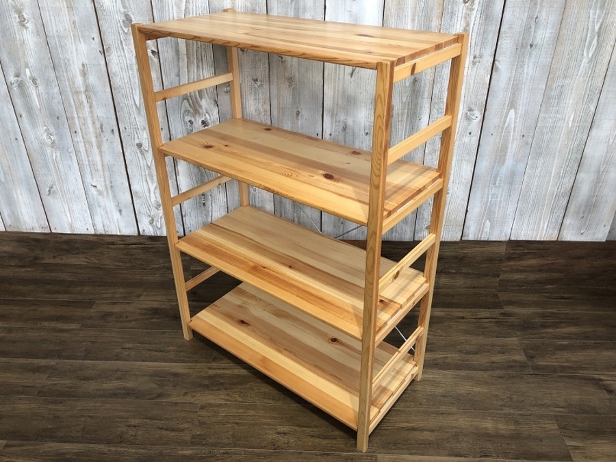 人気アイテム！ 無印良品のパイン材シェルフ入荷しました！｜2019年08