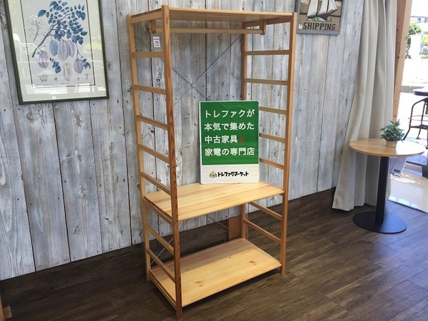 無印良品のパイン材ユニットシェルフ ワードローブ入荷しました♪ 人気