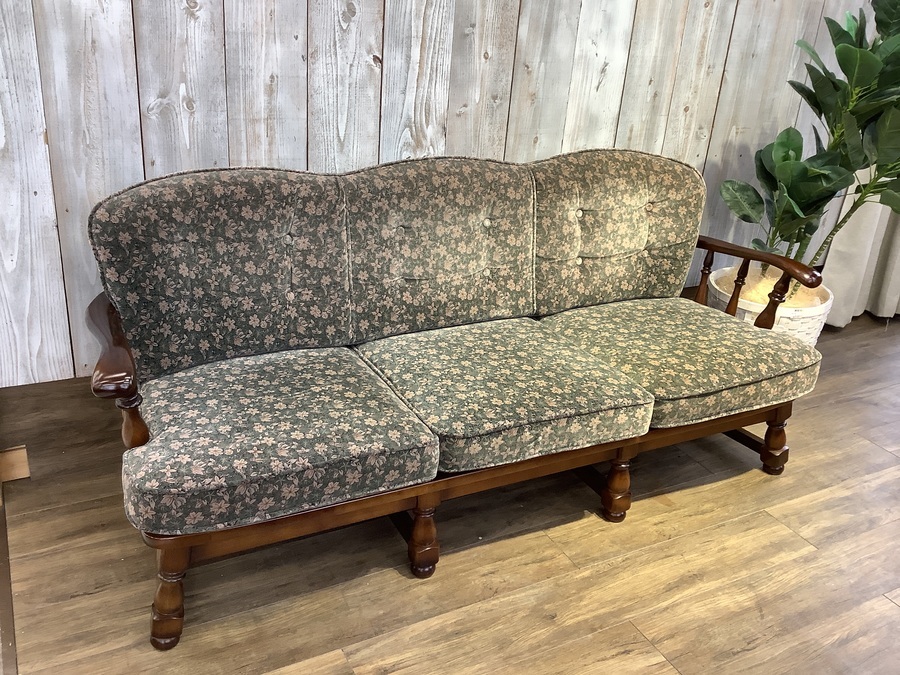 カリモクコロニアル 一人掛けソファ シングルソファ 椅子 2脚セット