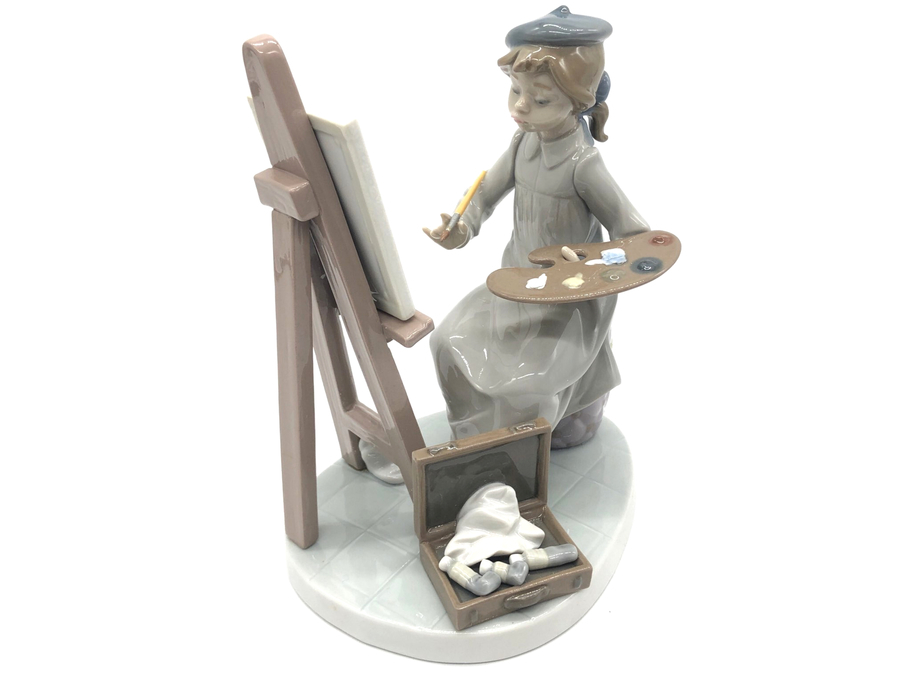 スマホで購入】Lladro(リヤドロ)のフィギュリン『若い画家』を買取入荷