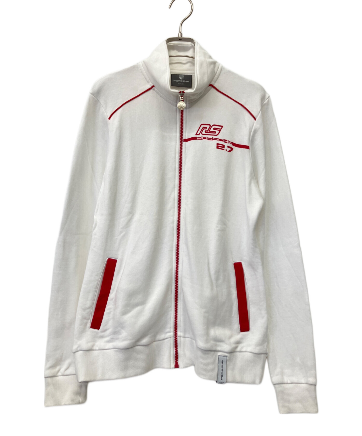 中古・古着通販】PORCHE (ポルシェ) ジップジャケット ホワイト サイズ