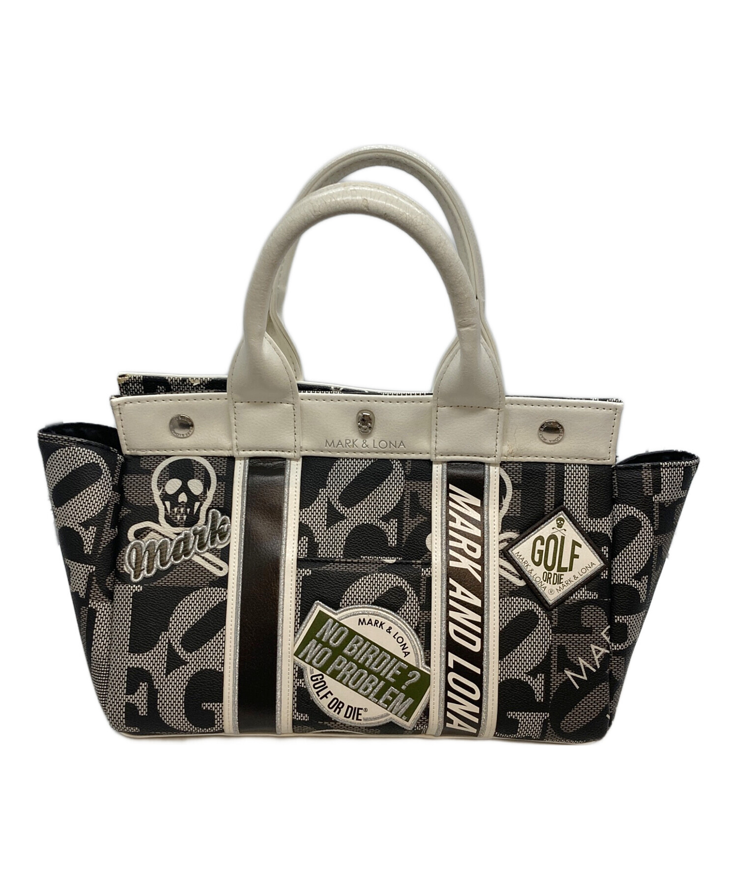 中古・古着通販】MARK&LONA (マークアンドロナ) スカルハンドバッグ