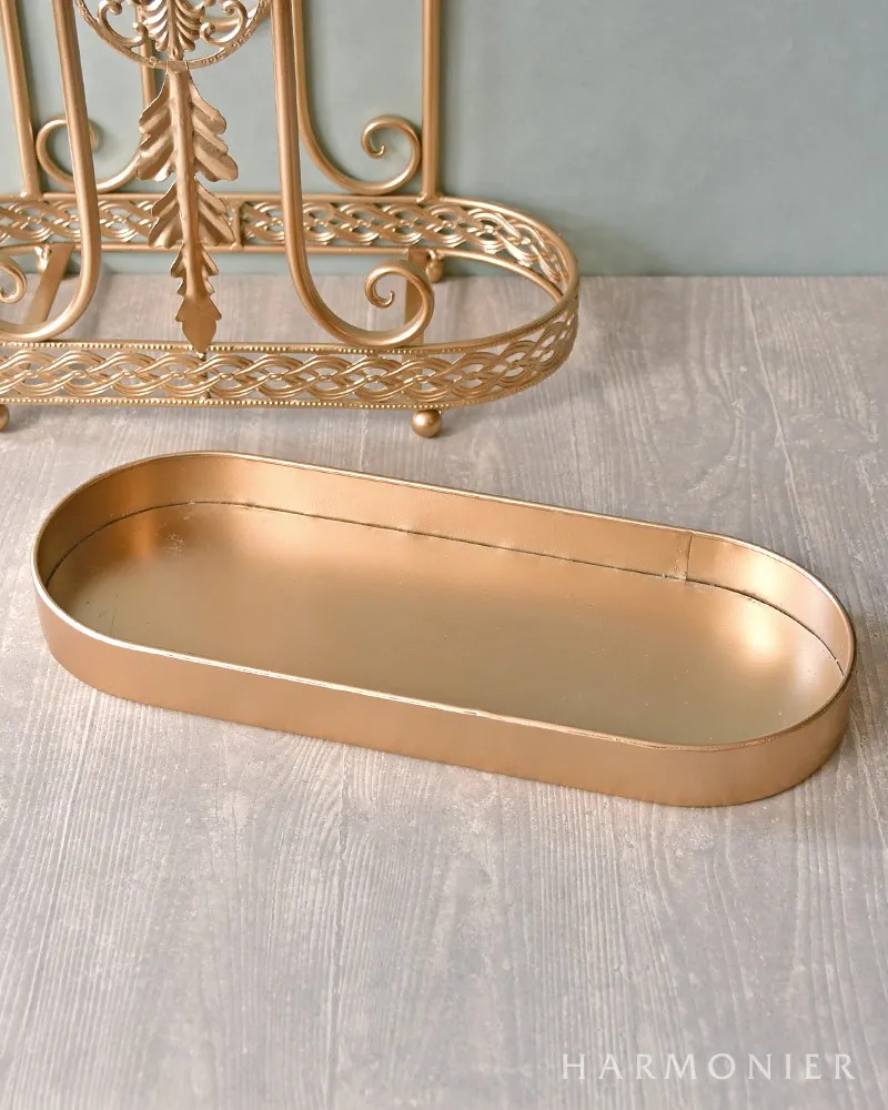 アラベスク アンブレラスタンド オーバル ゴールド 傘立て 雨の日