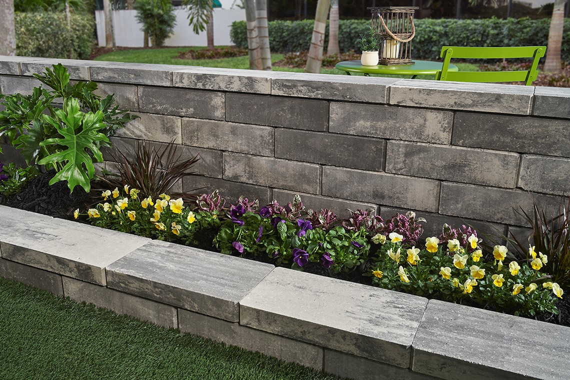 Lenza Retaining Wall Blocks Tremron Jacksonville Pavers, Retaining