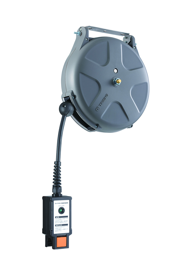 ホースハンガー EV充電器ケーブル収納 ドライガーデン ホースリール