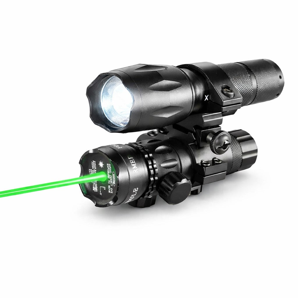 Green Laser & 1000 Lumen Flashlight Combo | Rock Island 12 Gauge Pump