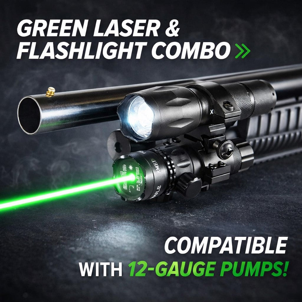 Stoeger P3000 12-Gauge Green Laser Sight And Flashlight Combo Aluminum