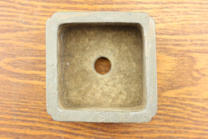 流苑 高級盆栽鉢 A3654☆陶器鉢 ミニ盆栽 小品盆栽☆「送料無料」浦部