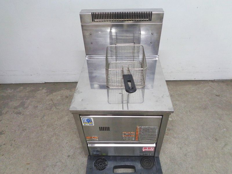 ガスフライヤー タニコー 都市ガス NB-TCFL-C4045G W400×D450×H400