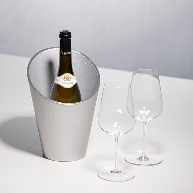 アルミ製ワインクーラー KISEN ボトルクーラー カグヤ シルバー