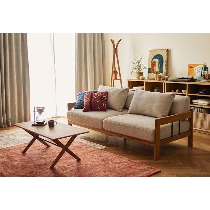 送料込み UNICO EVA sofa 2.5 seater (ウニコ ソファ)ウニコ EVAソファ