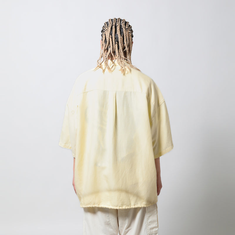 OPEN COLLAR CUPRA HEMP S/S SHIRT｜NANAMICA｜TOPS（トップス