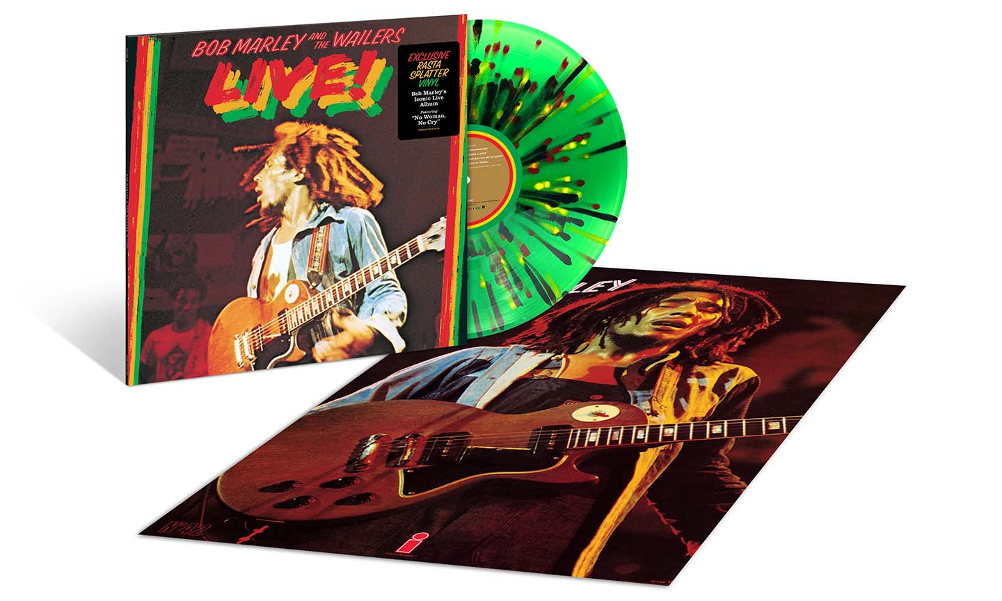 Bob Marley & The Wailers' 'Live!' Gets Splatter Color Vinyl Reissue