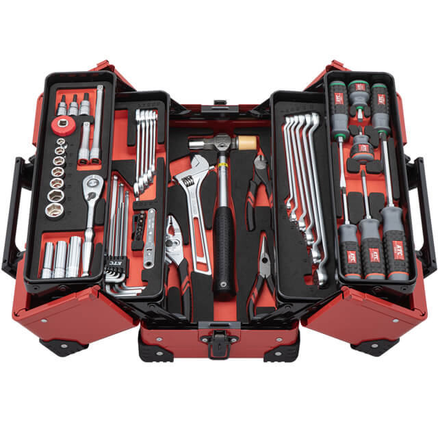 KTC 工具セット(両開きプラハードケースタイプ) SK4526P ウエダ金物