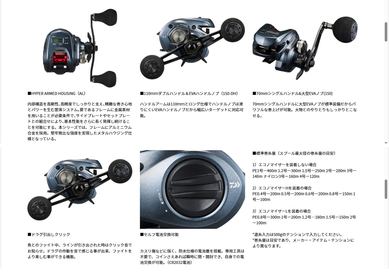 ダイワ ライトゲーム RX IC 150 - 上島釣具店