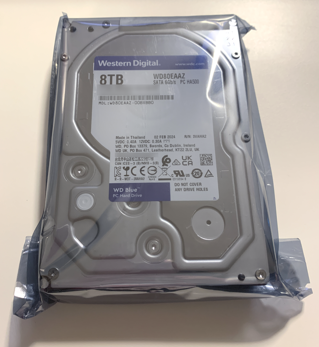WD80EAAZもHGST製？【HDD Western Digital WD Blue 8TB】 – Ugo Dot