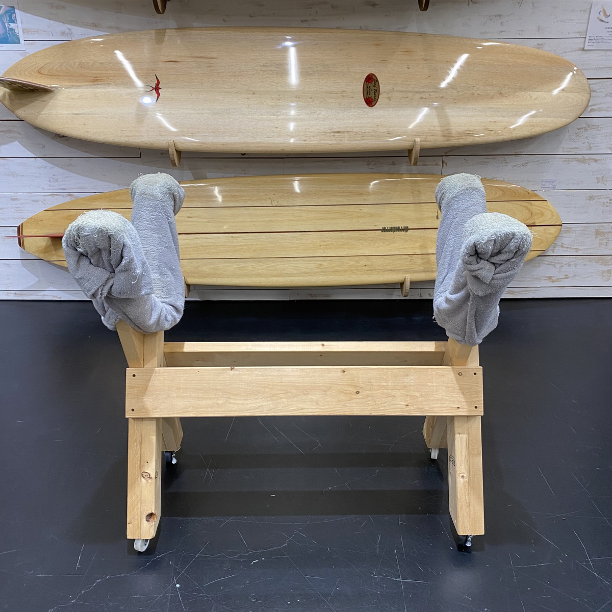 サーフボードスタンド 木製スタンド マルチスタンド サーフボード専用