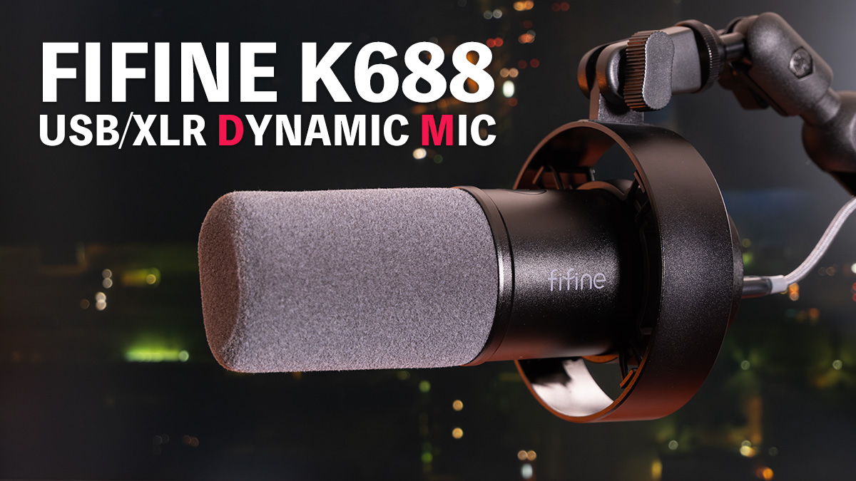 FIFINE AmpliTank K688をレビュー｜1万円で購入できるノイズレスで