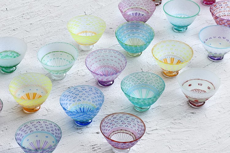 生島明水 アイスクリームグラスHJ ｜ 暮らしのうつわ花田 和食器 通販