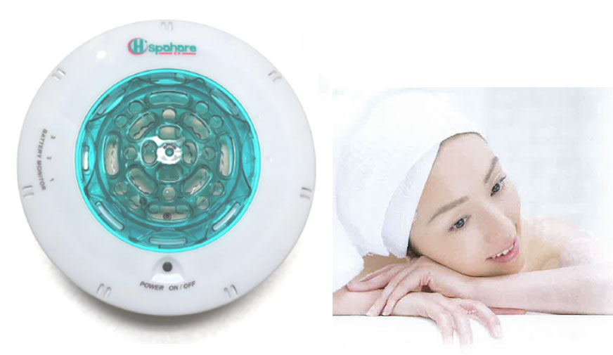 水素を肌から吸収、日本製の充電式お風呂用水素発生器スパーレEX