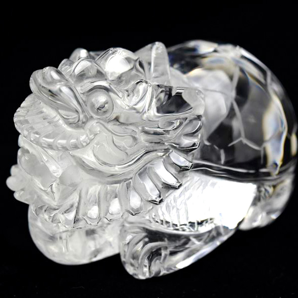 龍亀（ロングイ）天然水晶【約258.8g】◇透明・美品・正財運を高める