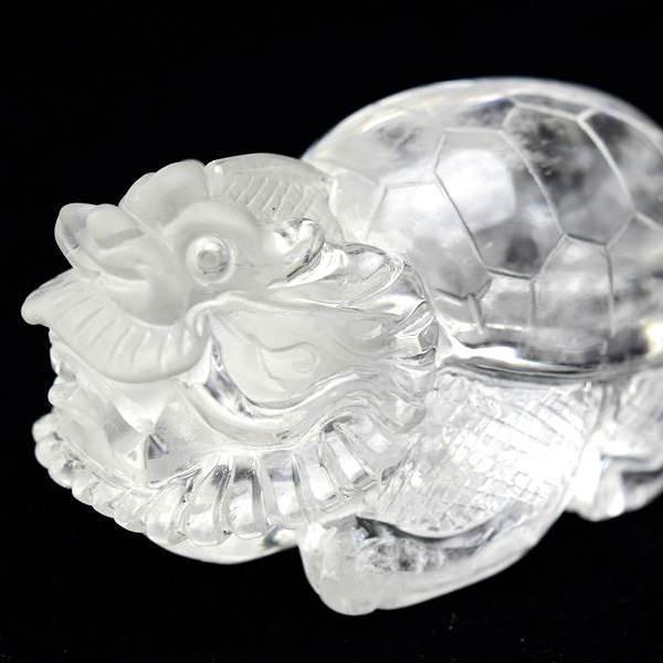 龍亀（ロングイ）天然水晶【約298.4g】◇透明・美品・正財運を高める