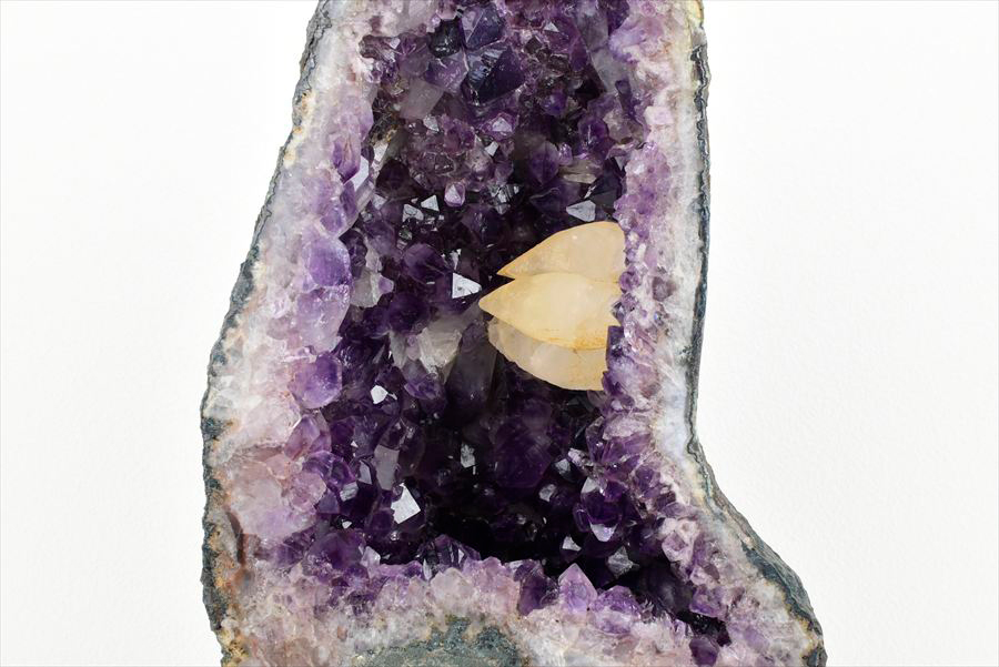 アメジストドーム 背面セメント加工無し｜原産地より直輸入｜紫水晶