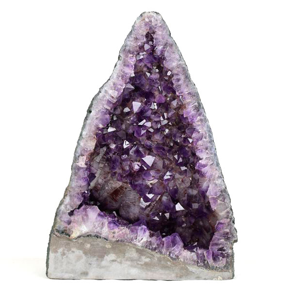 アメジストドーム 背面セメント加工無し｜原産地より直輸入｜紫水晶